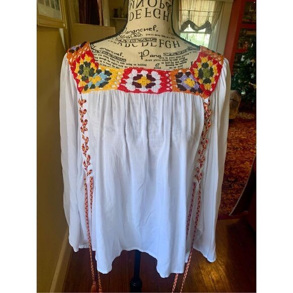 Rocks & Indigo Square Neck Blouse NWT - Picture 6 of 9